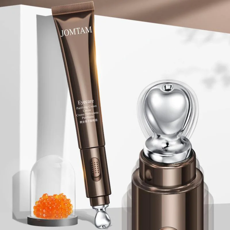 Anti Aging Caviar Eye Cream Moisturizing Improve Puffiness Reduce Wrinkle Fading Dark Circle Electric Smooth Fine Lines