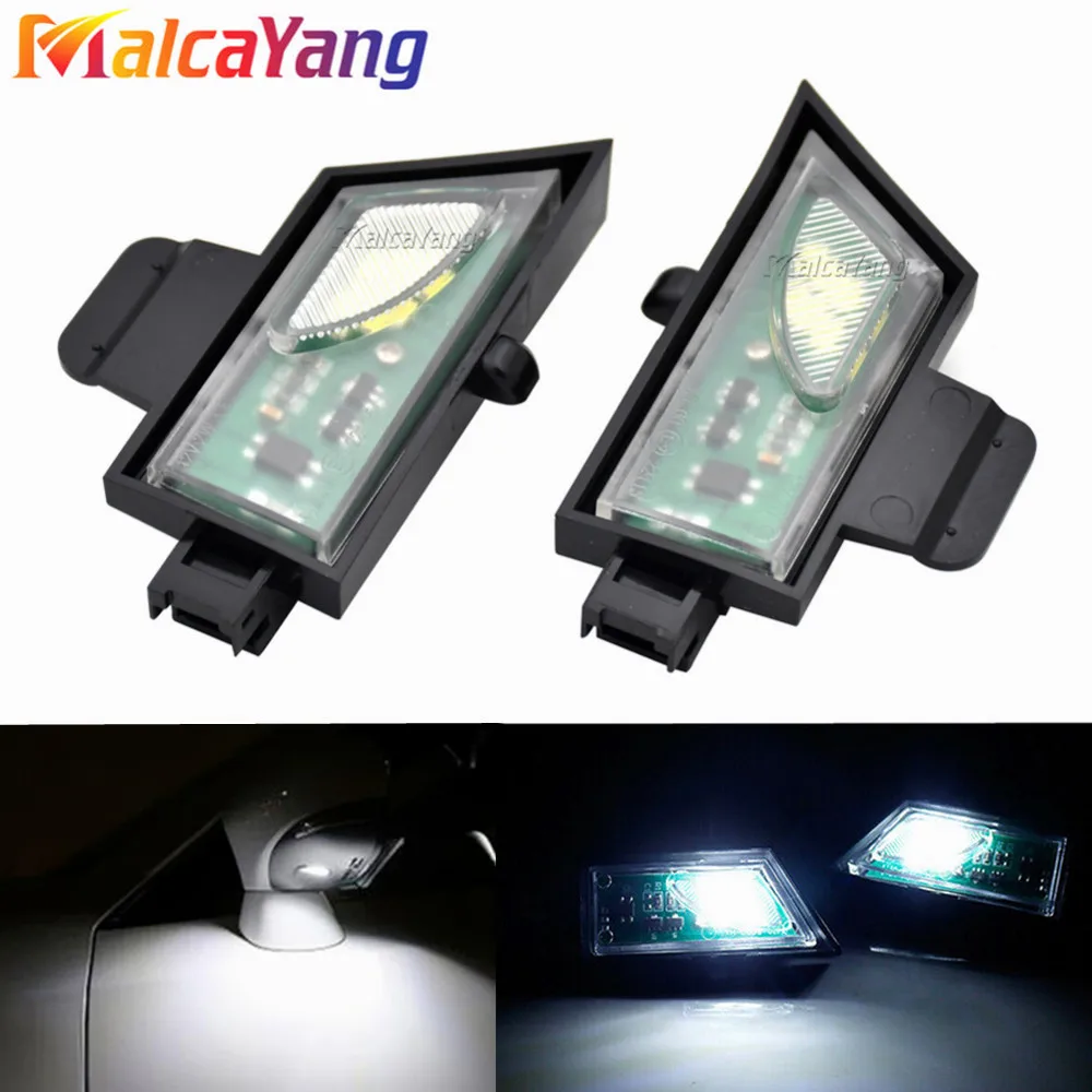 NEW Canbus White LED Under Side Mirror Puddle Lights For VW Golf 7 VII variant Sportsvan Touran II Car side under mirror lamps