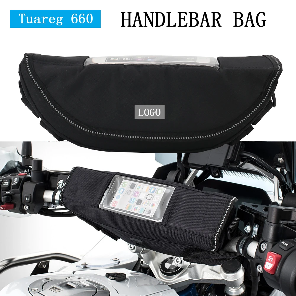 Motorcycle accessories waterproof bag For Aprilia Tuareg 660 Tuareg660 storage handlebar bag travel kit Dust-proof and mud-proof