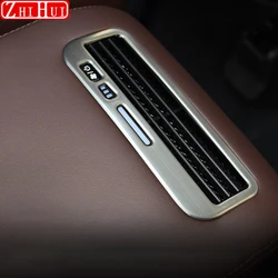 For GWM Haval H9 2015-2022 Car Styling Armrest Box Panel Sticker Purifier Switch Stainless Steel Stickers Decoration Accessories