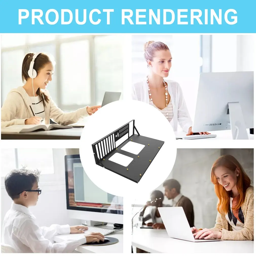 Mainboard Bracket ATX Thicker Version Open Studio Chassis Frames Holder Heat Dissipation Strong Firm Chassis Frame