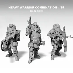 1/35  Resin Kits Russian modern anti-terrorist unit Resin soldier self-assembled TSUN-19206