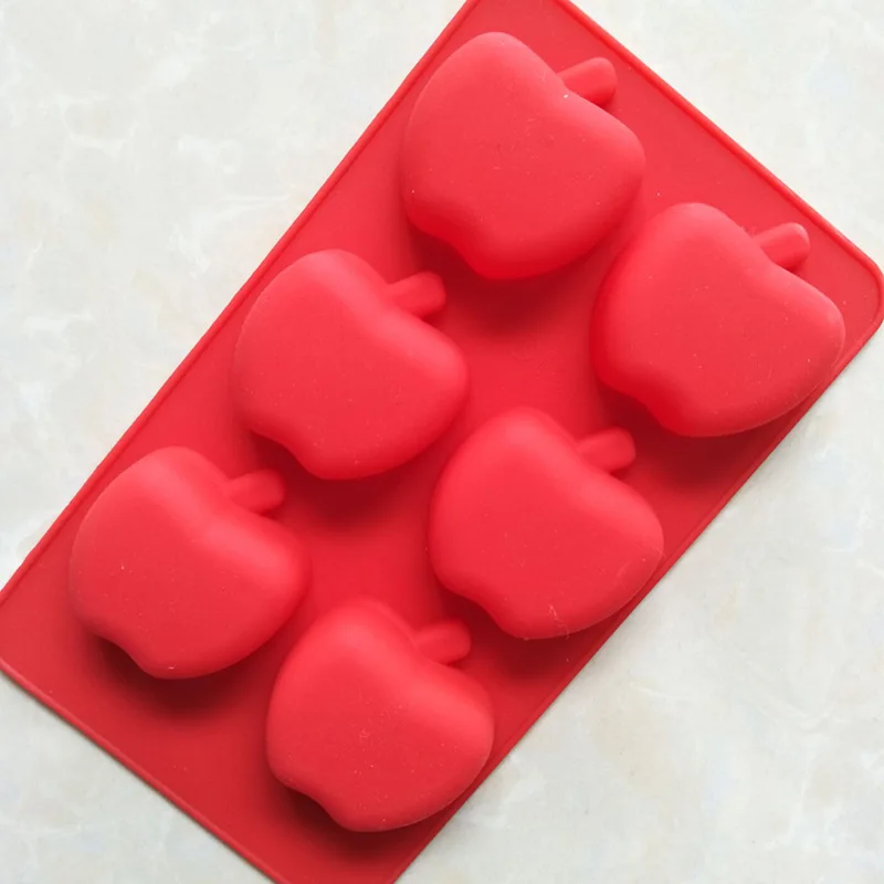 

Silicone Mold for cake and chocolate, 6 fruit, xg104