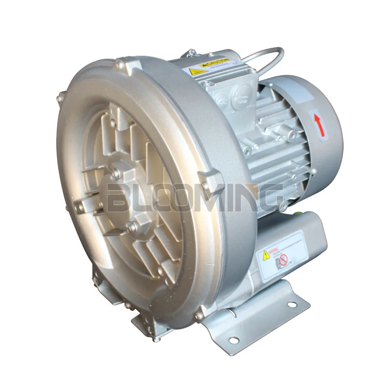 Free Shipping 2RB410-7AH26 2HP 3AC 1.3KW High Pressure Aquaculture industrial Side Channel Blower dust wood working Vacuum Pump