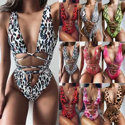 2026 Sexy Swimwear Women Hollow Pad One Piece Swimsuit Bikini Monokini Biquini Traje De Bano Mujer Trikini Badpak Femme Stroj