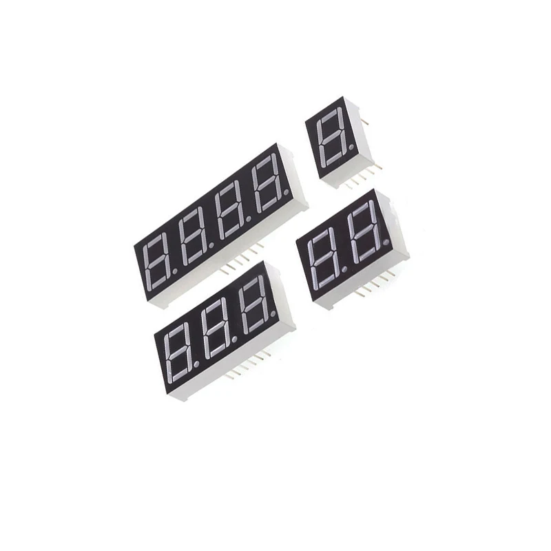5 PÇS/LOTE 0.36 Polegada Display LED Segmento de 7 1 Bit/2 Bit/Bit 3/4 Bit Dígitos Tubo Red Common Cathode/Ânodo Digital 0.36 Polegada Levou