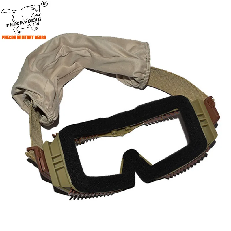 military anti-uv400 camping anti-fog tactical goggle anti-impact army ballistic goggle