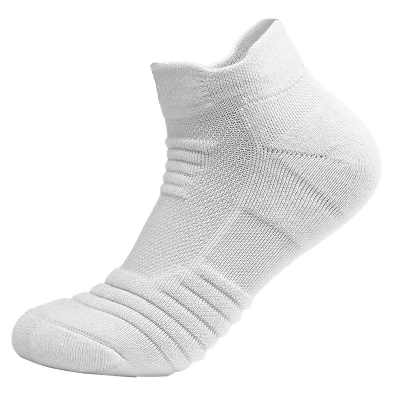 Männer 3 pairs Sport Handtuch Dicken Basketball Socke Knöchel Terry Winter Warm Einfarbig Männer Große Größe Baumwolle Kurze socken 44464749