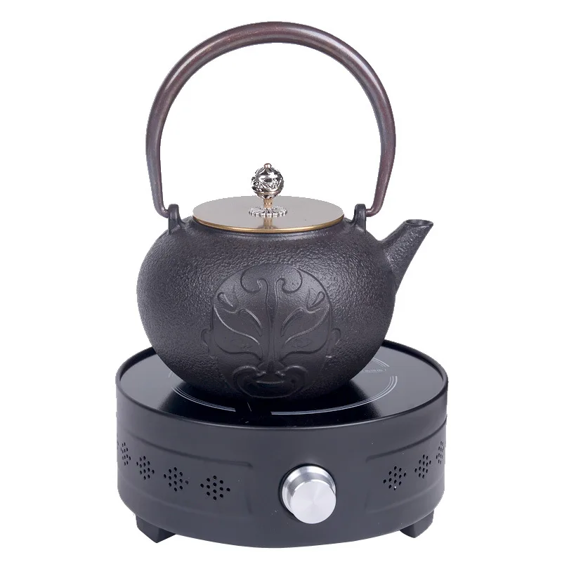 Teapot, iron teapot, hot water teapot, teapot 1200 ml water, kung fu tea set.