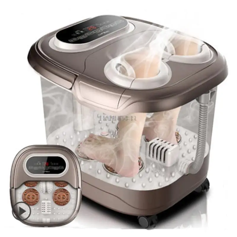 Foot Massage bath automatic Feet basin electric heating machine home use Fingers knead fumigation massage Tai Chi kneading Spa