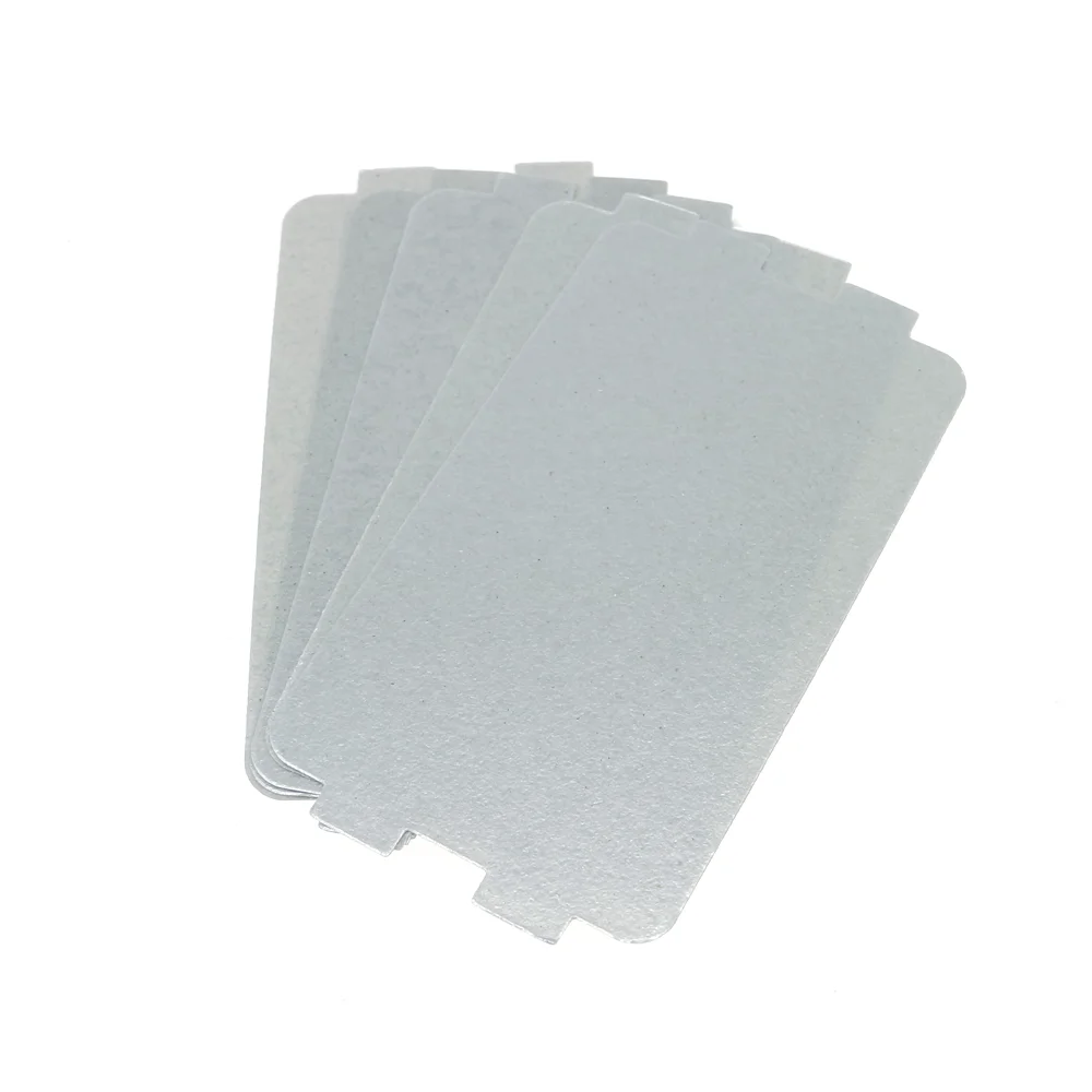 5pcs Thicker Spare parts for microwave ovens mica microwave 10.7*6.4cm mica sheets for Midea magnetron cap microwave oven plates