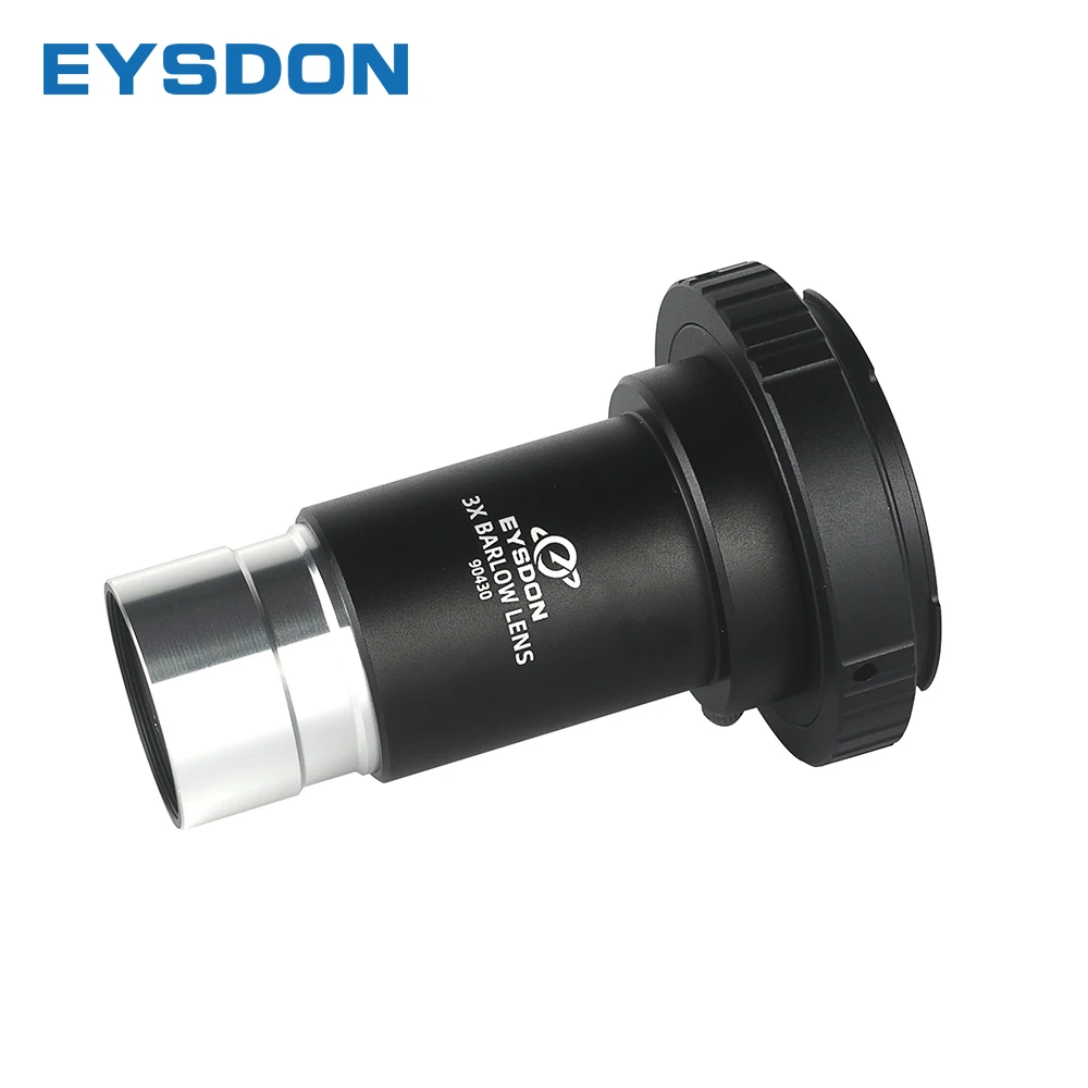 

EYSDON 1.25" Astronomical Telescope 3x Barlow Lens Fully Multi Coated Achromatic With Camera T Ring Photography Adapter