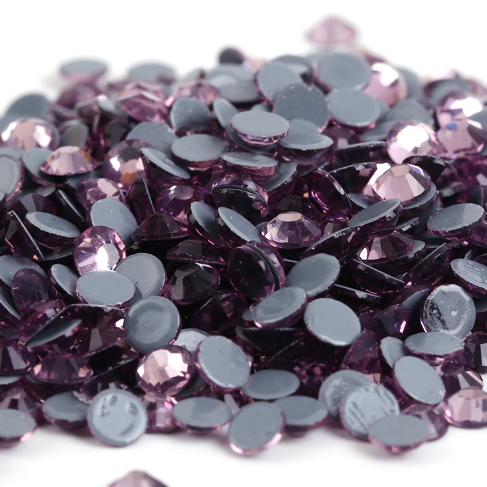 

ss6,ss10,ss16,ss20,ss30 Lt.Amethyst Color DMC Iron On Rhinestone/Hot fix Crystal Rhinestone Strass Sewing & Fabric Garment stone