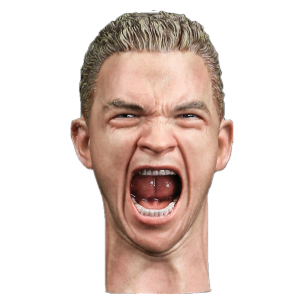 

1/6 World War II Soldiers Open Their MouthsExpress Their Anger Carve Their Heads and Toys for 12'' Action Figure Body Doll