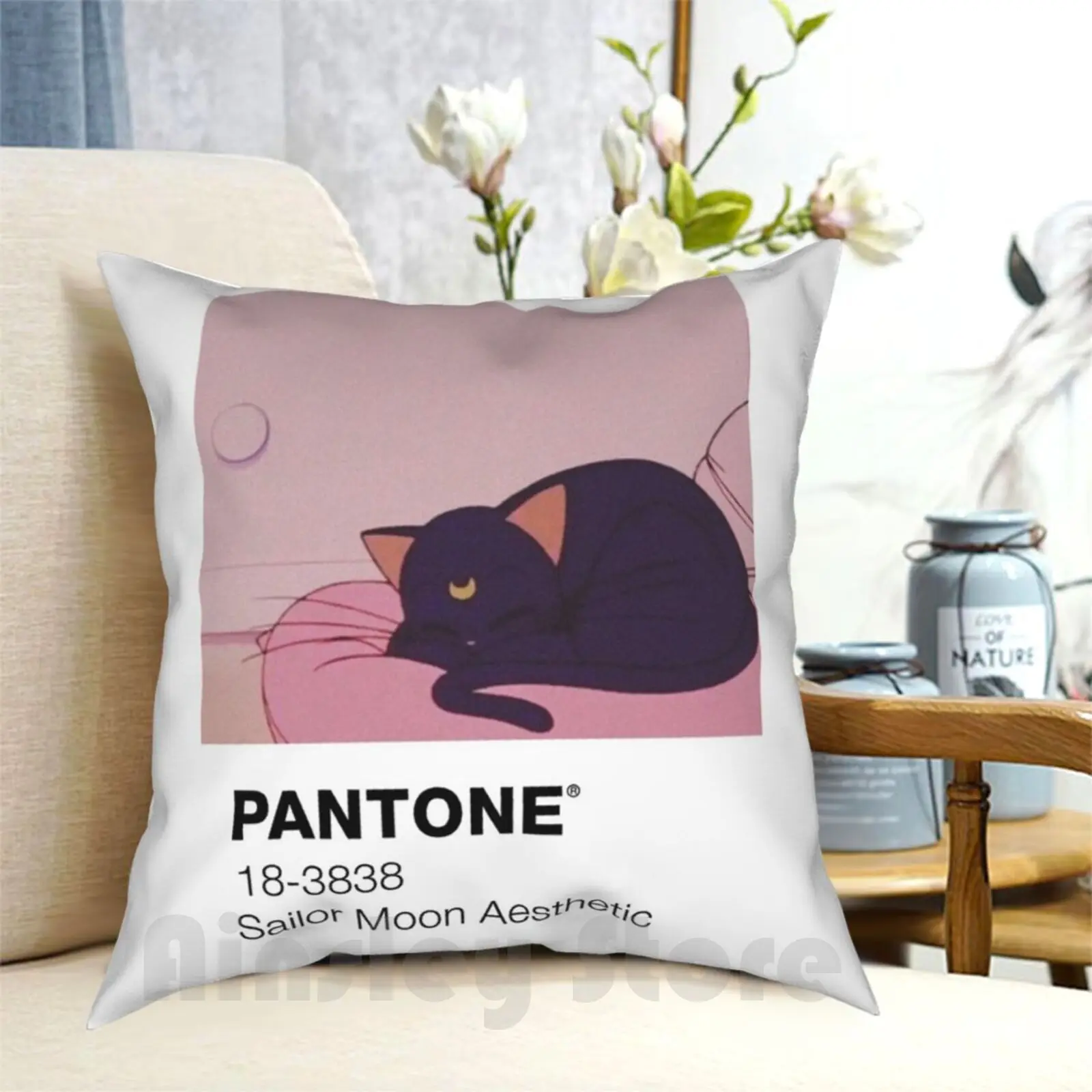 

Pantone Anime Pillow Case Printed Home Soft Throw Pillow Pantone Pantone Anime Pantone Pantone Ghibli Ghibli Studios