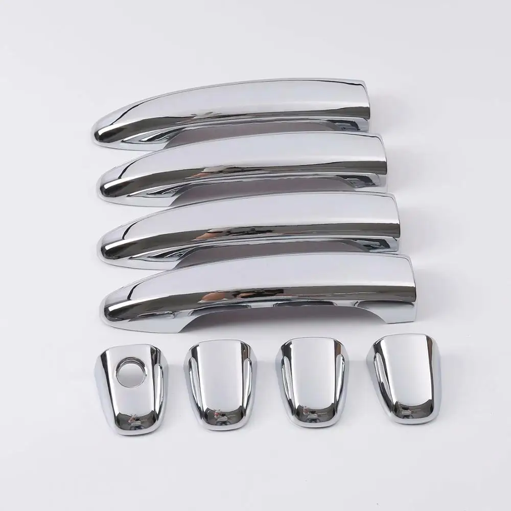 

Car Styling Sticker For zotye T600 2014 2016 2017 2018 Auto Chrome Door Handles Cover Strip handle bowl Exterior Accessories