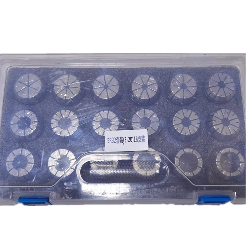 Nuovo 1Set ER pinza mandrino ER8 ER11 ER16 ER20 ER25 ER32 ER40 CNC portautensili di fresatura macchina per incidere tornio mulino a molla mandrino CNC