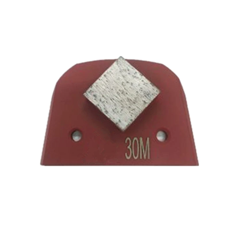 LAV30 Screw Holes Diamond Tools Lavina Concrete Grinding Disc Single Square Segment Grinding Shoes for Concrete Floor Renovation