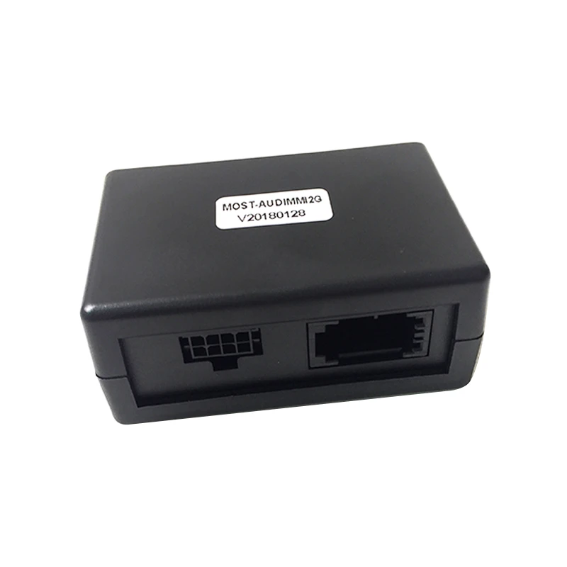 Caja decodificadora de fibra óptica para coche, adaptador amplificador para Audi A6, A7, A8, Q7, AUX, 2005, 2006, 2007, 2008, 2009, 2Gsystem,