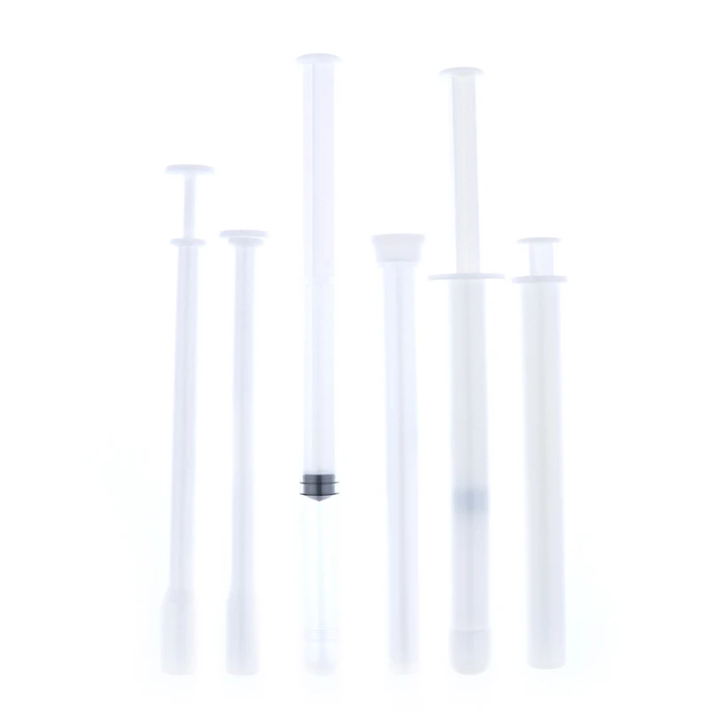 5Pcs/set Clear Vaginal Applicator Lubricant Injector Syringe Lube Anal Nasal Launcher for Health Care Sex Acts Cure