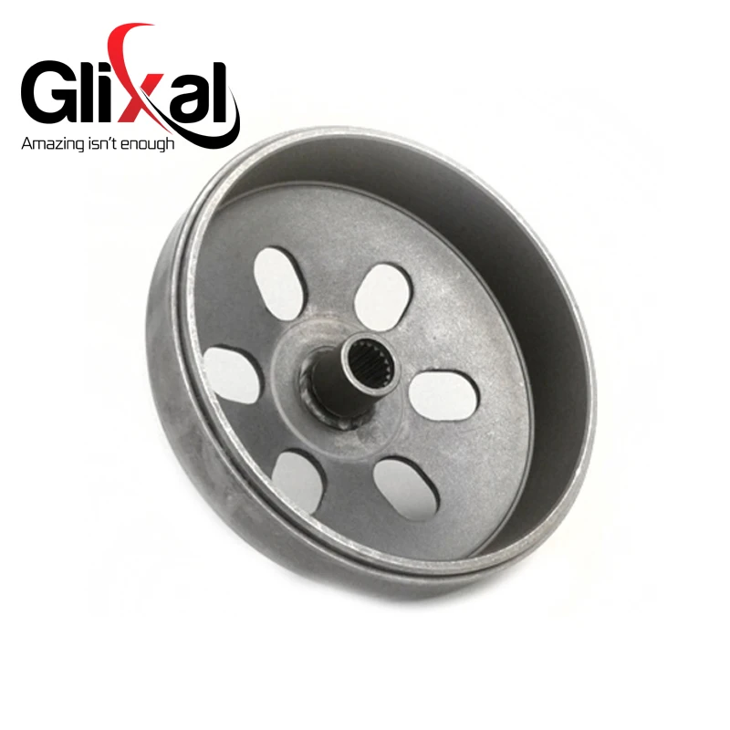 Glixal GY6 125cc 150cc Gas Scooter Clutch Bell Cover Bell Housing for 152QMI 157QMJ Engine Moped ATV Buggy Go-Kart