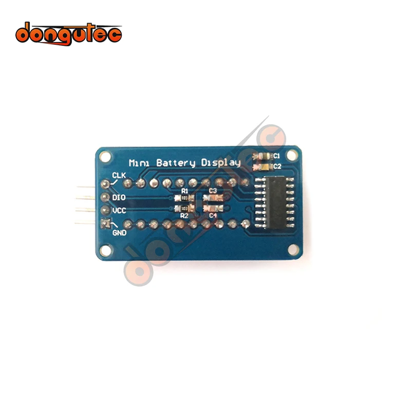 dongutec Battery Style Digital Tube LED Battery Level Display Module 3-Color 10-Segment LED Bar for Arduino