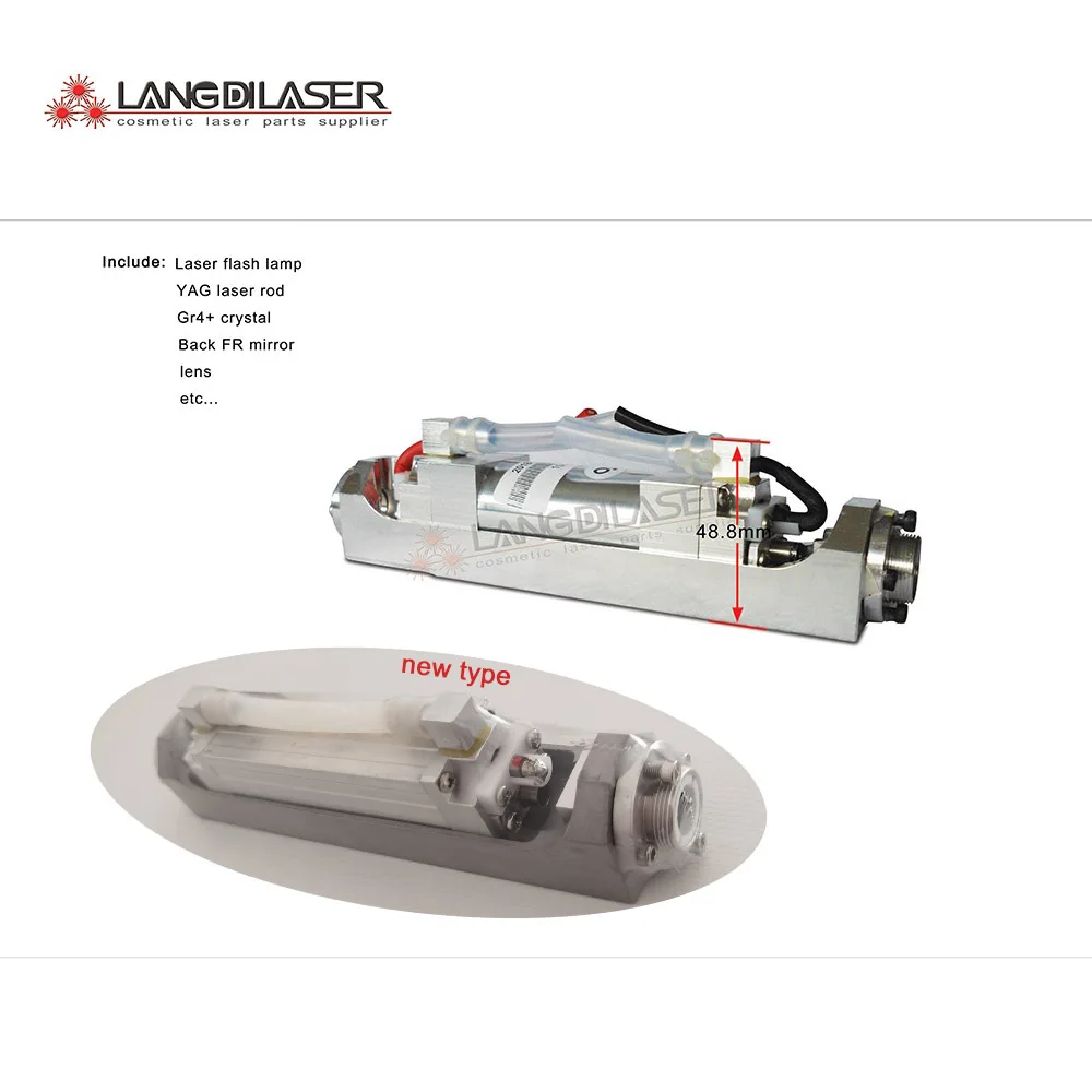 yag laser cavity , cavity for nd:yag laser headpiece , pump cavity for laser , YAG laser tattoo removal heads