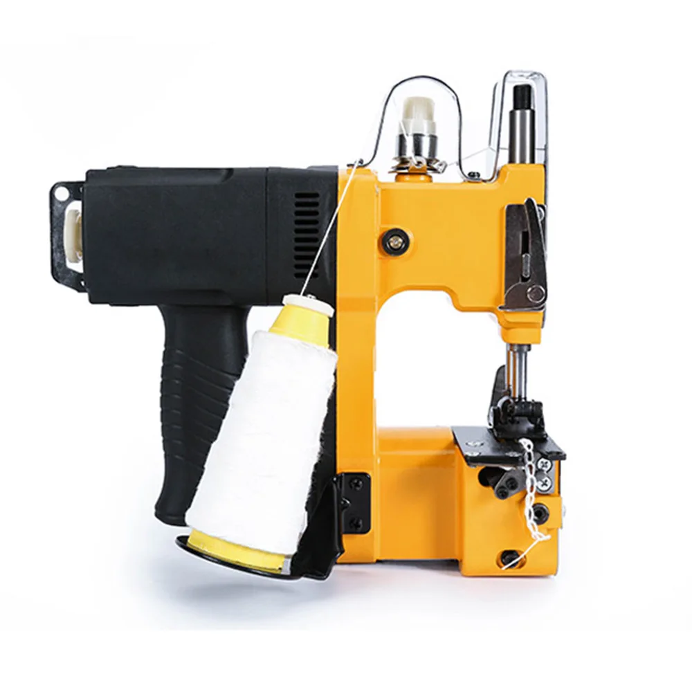 ماكينة خياطة صغيرة محمولة آلة ختم كهربائية صريحة حقيبة من القماش الختم والتعبئة