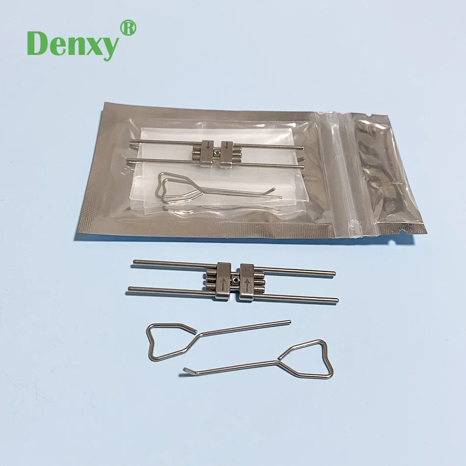 Denxy 3pcs Dental Orthodontic expansion screw expansive screws Palatal Screw Expander Screw Orthodonic wires Ortho brackets