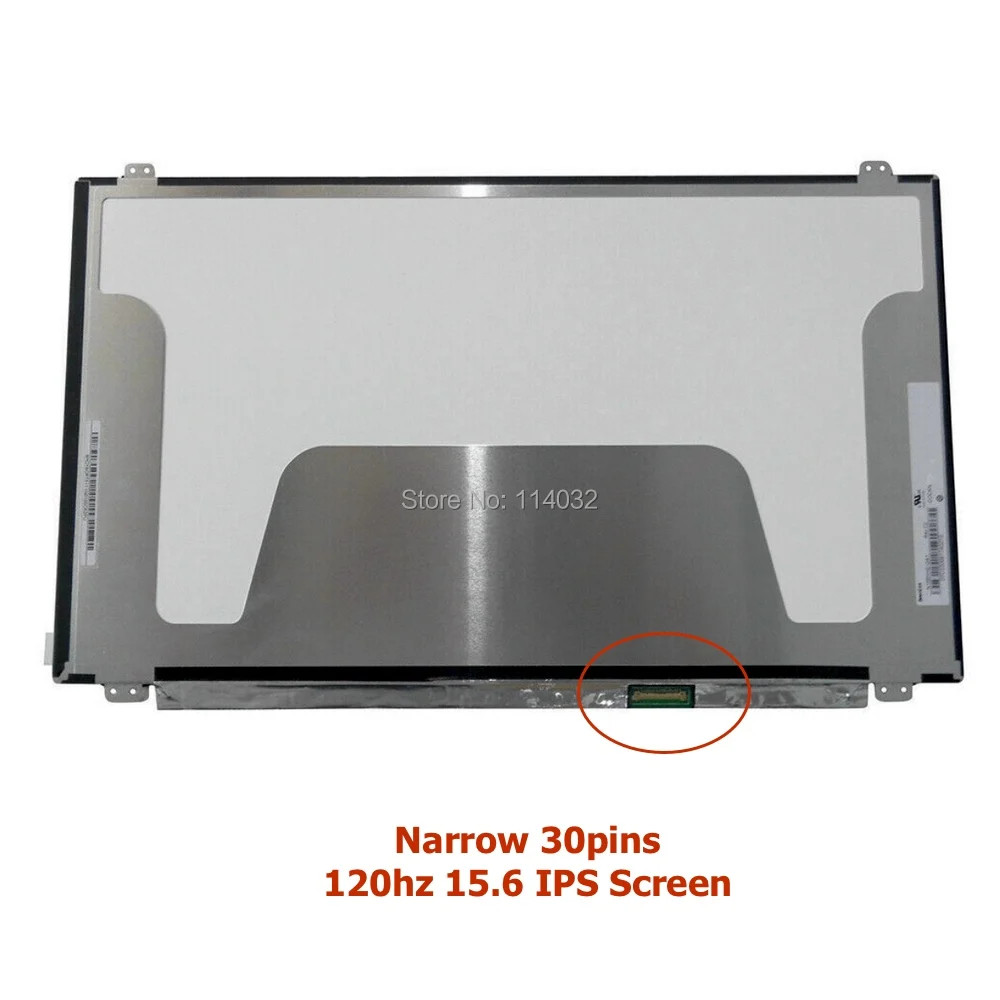 Imagem -02 - Tela Lcd para Laptop 15.6 120hz Bhan042 Auo42ed Compatível com Auauo52ed Matriz de Exibição Fhd Ips 72 Ntsc Fosco 30pin