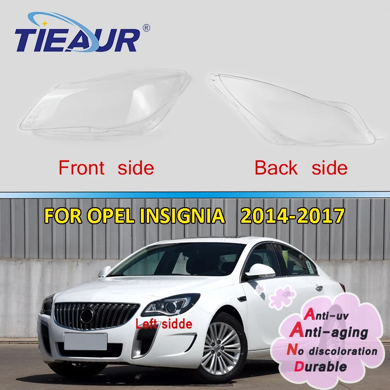 

Headlight Lens Cover for Opel Insignia 2014-2017 for Buick Regal 4Doors Headlamp Clear Shell Replacement Transparent Lens Cover