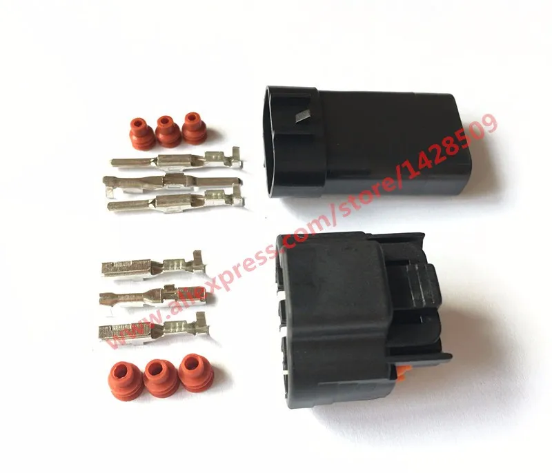 1 Set 6189-0099 3 Pin Female Male Connector For VSS Toyota 1JZ 2JZ Map Sensor 90980-10841 Vacuum Turbo Pressure Auto Plug LX13