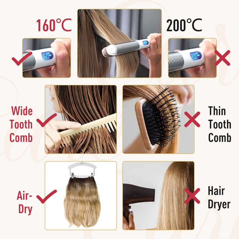 Moresoo Extensiones de Cabello con Cinta, Balayage, Cabello Humano Real Remy para Mujer, Invisibles y Sin Costuras, PU Skin Weft, Lacio 6