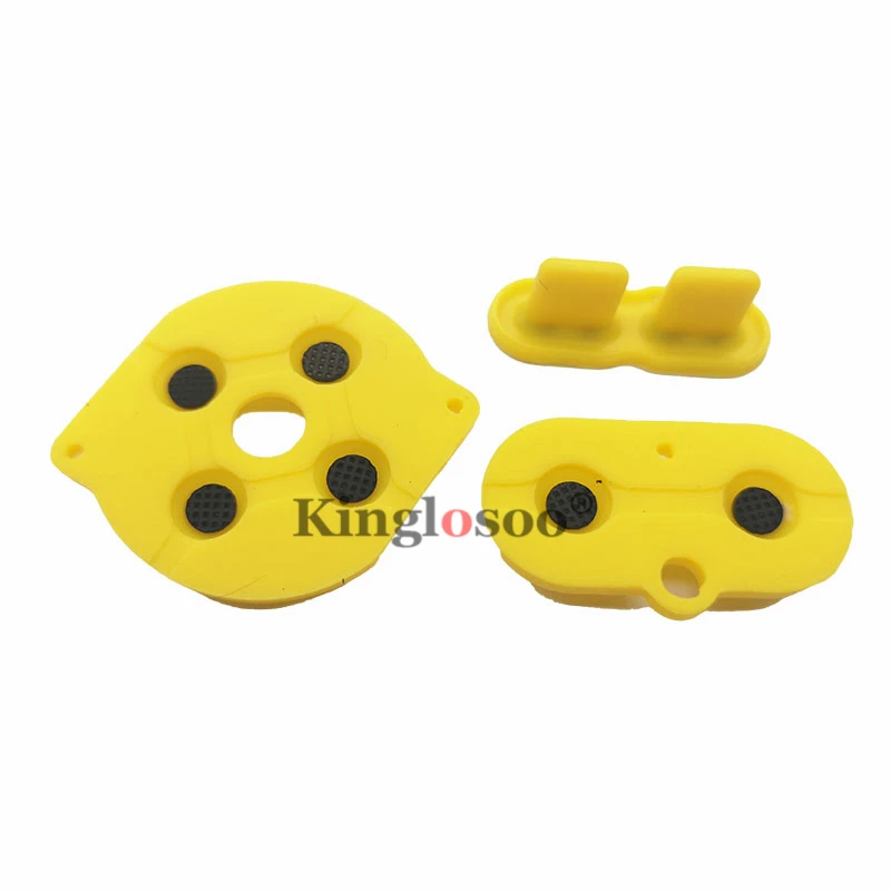 Para game boy bolso almofadas de borracha substituição para gbp habitação escudo botões de silicone a b d-pad start select teclado