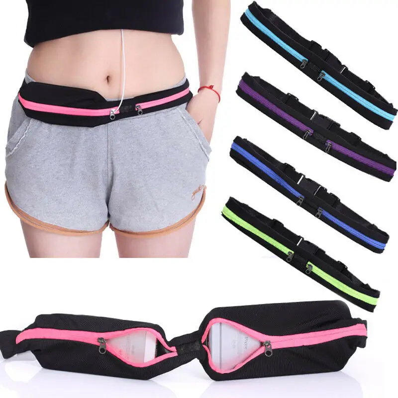 

Water Proof Waist Belt Bag For Mobile Phones Running Jogging Sports Gym Waist