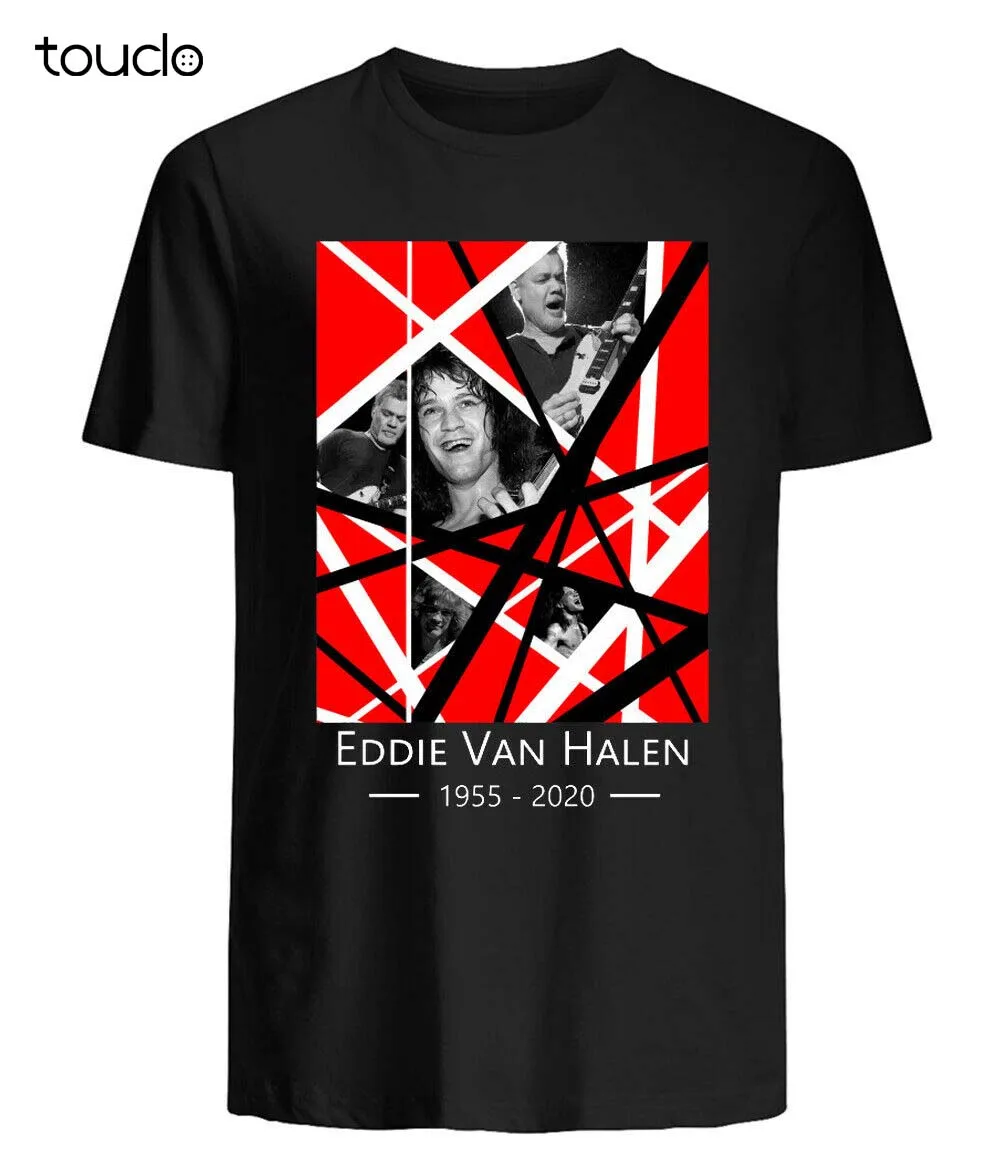 

Футболка Eddie Van Halen RIP (полоски), рубашка унисекс