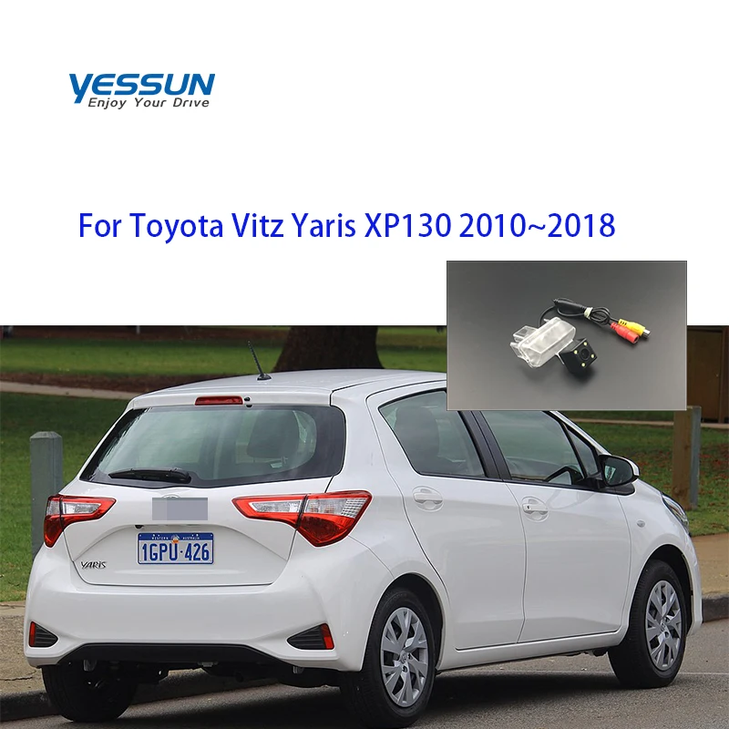 Yessun Rear View Camera For Toyota Vitz Yaris XP130 2010~2018 rear camera/ Special OEM LED parking backup Camera