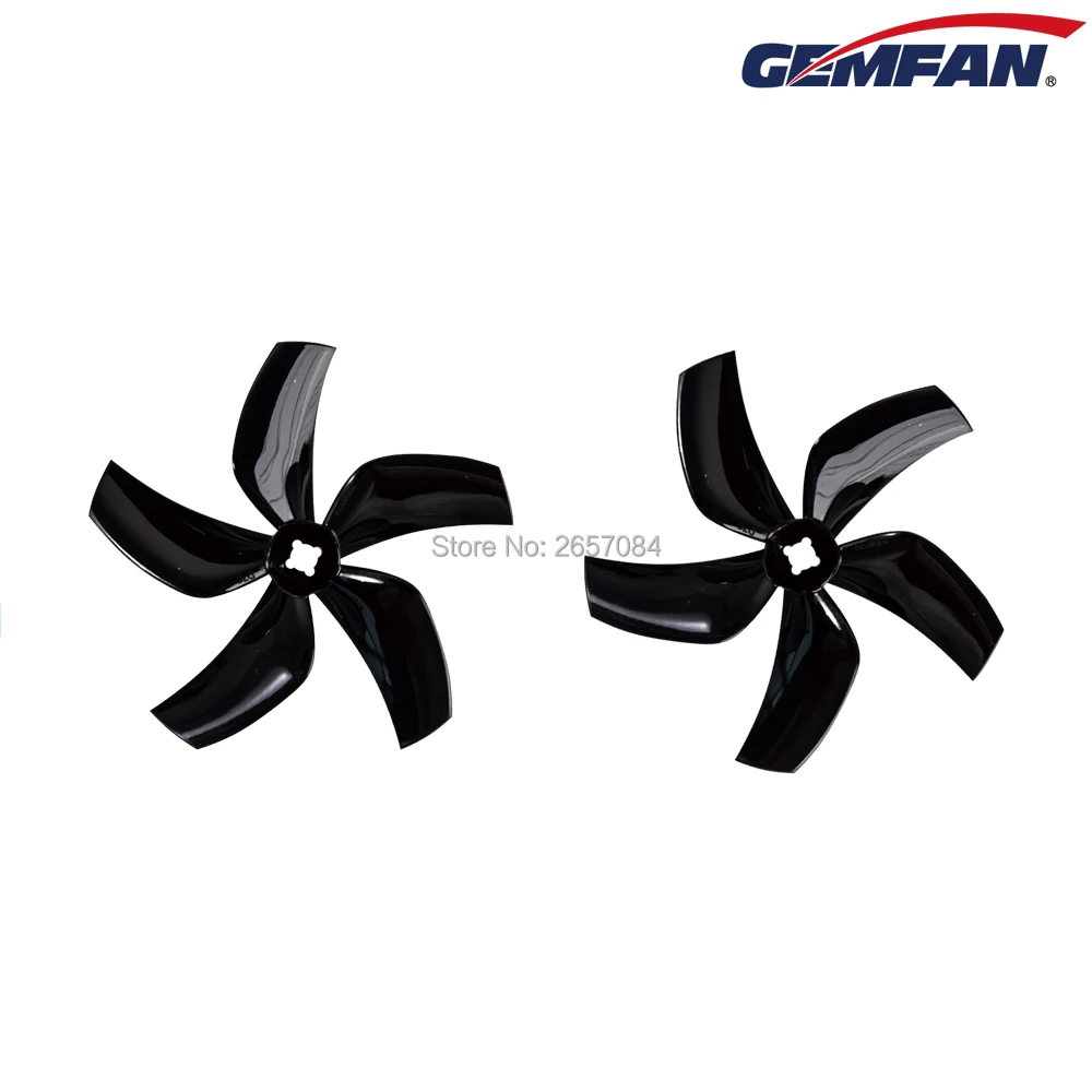 2 Đôi 4 GEMFAN D76 Ducted 76Mm 3Inch 5 Lưỡi FPV Cánh Quạt Cho RC 3Inch cinewhoop Ống Dẫn Máy Bay Không Người Lái FPV Đua Bơi Tự Do