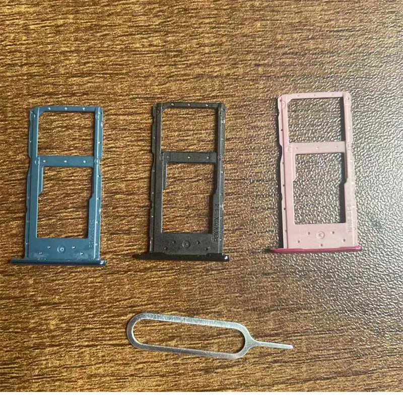 For Huawei Honor 10 Lite Sim Card Tray Slot Holder Connector SD Card Holder For P Smart 2019 Repair Parts