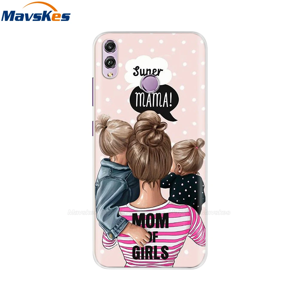for Honor 8X Case Painted Soft Silicone TPU Phone Cover for Honor 8X 8 X Honor8X Case Cover Phone Cases Shell Coque Bags Flower