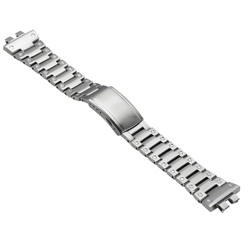 316L Stainless steel watchband for casio g-shock GMW-B5000 watch band Solid steel strap silver color