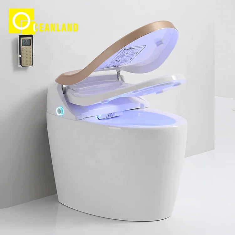 automatic sensor flushing electric intelligent smart toilet