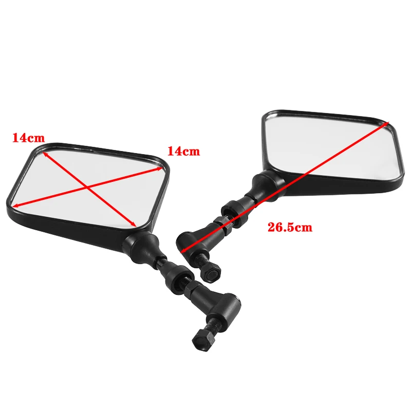 2PCS Motorcycle Mirrors Rear View Side Mirror For Suzuki DR 200 250 DR350 350 DRZ 400 650 DR650 Motorcycle Mirrors Accessories