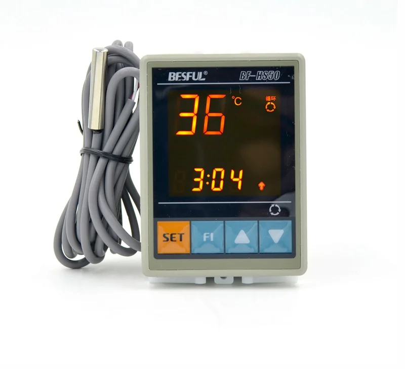 BESFUL Automatic Water Return Controller Hot Water Control Cycle Thermostat Thermostat BF-HS50