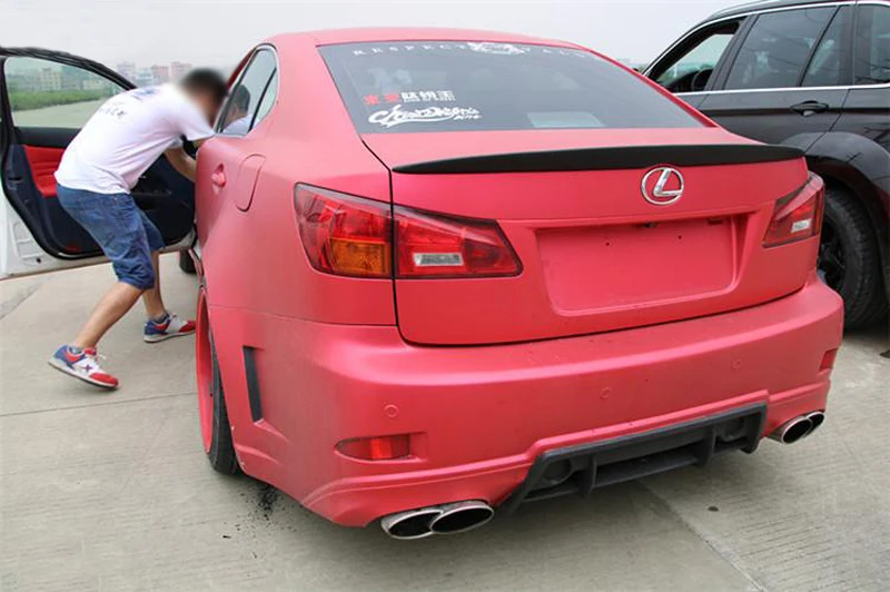 Fit for Lexus IS250 IS300 IS350  2008 2009 2010 2011 2012 2013 ABS Plastic Unpainted Primer Color Exterior Rear Wing Spoiler