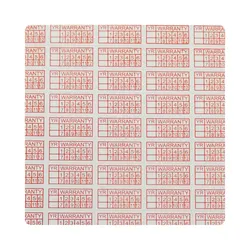 500PCS Rectangle 10*5mm Warranty Sticker  Destructive Fraigle/Temper Seal Label