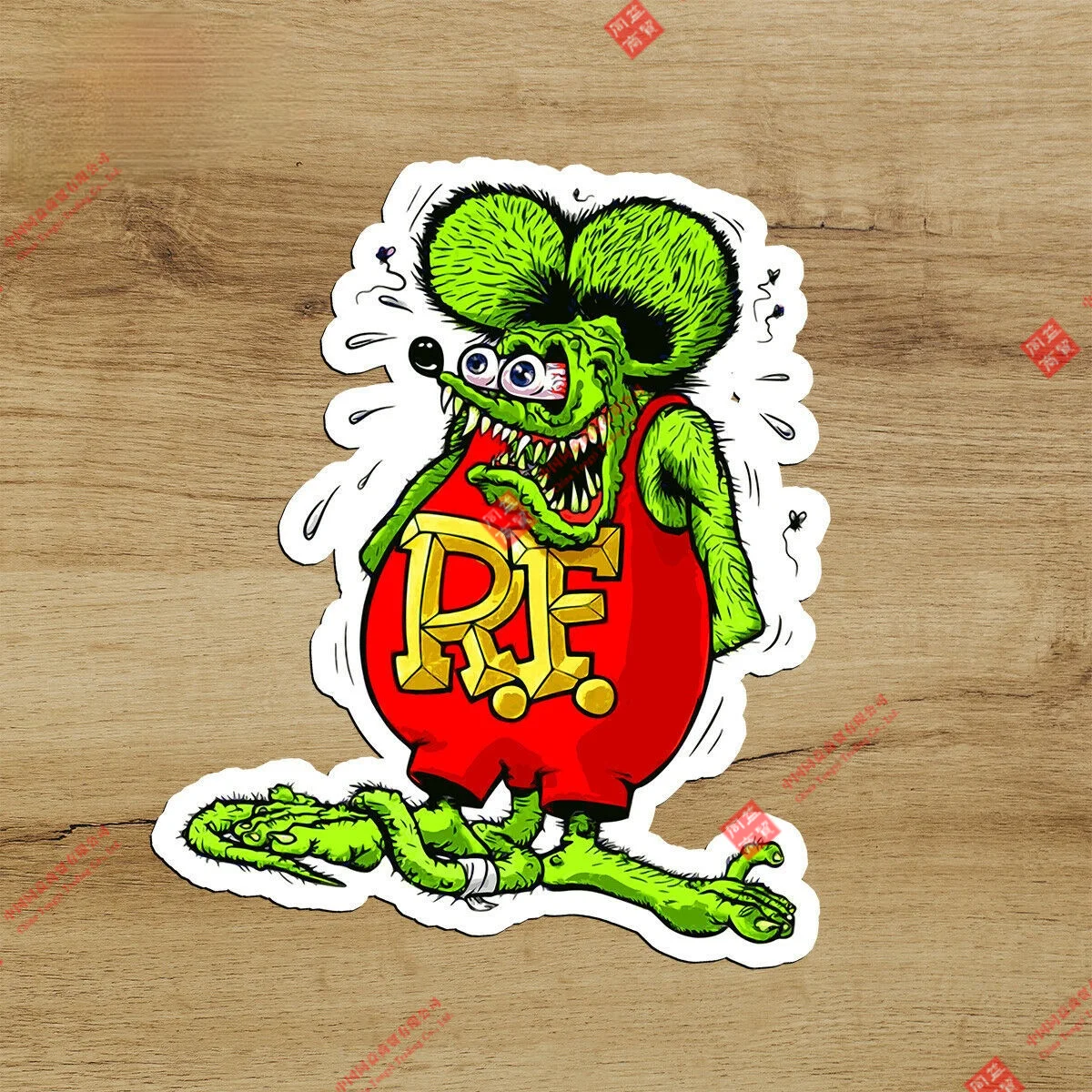 

Interesting Car Stickers Rat Fink Mouse Premium Car Styling PVC Vinyl Motorcycl Accessories