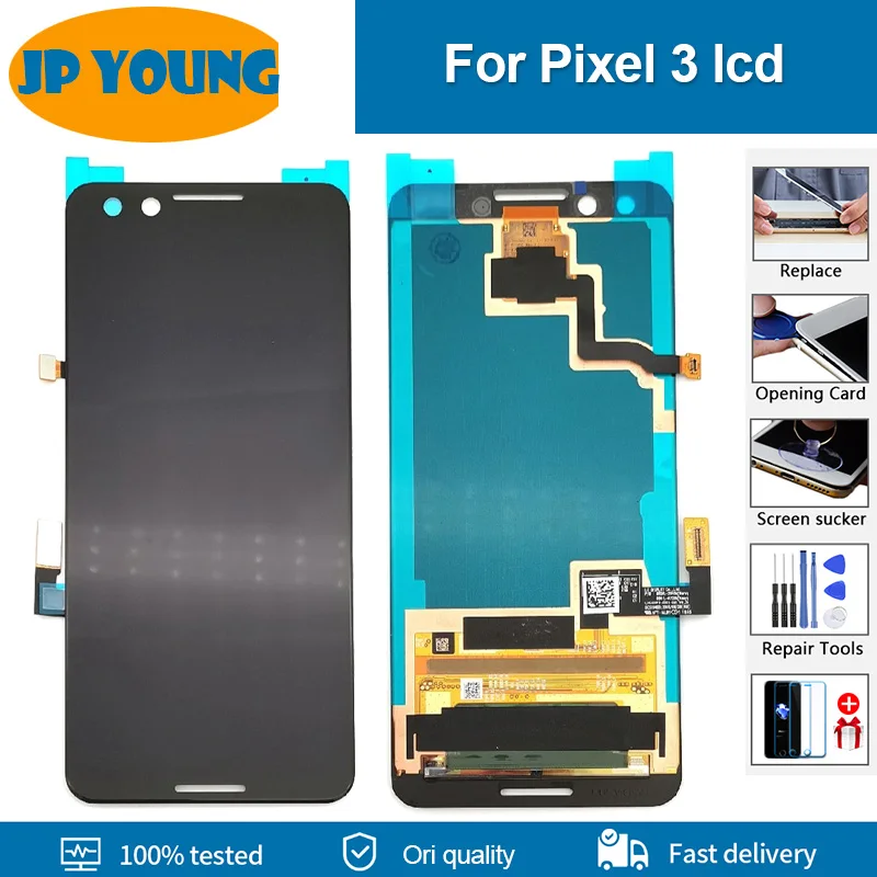 

5.5 ''Original new For Google Pixel 3 LCD With Frame AMOLED Display For htc Google Pixel3 LCD Touch Screen Digitizer Assembly