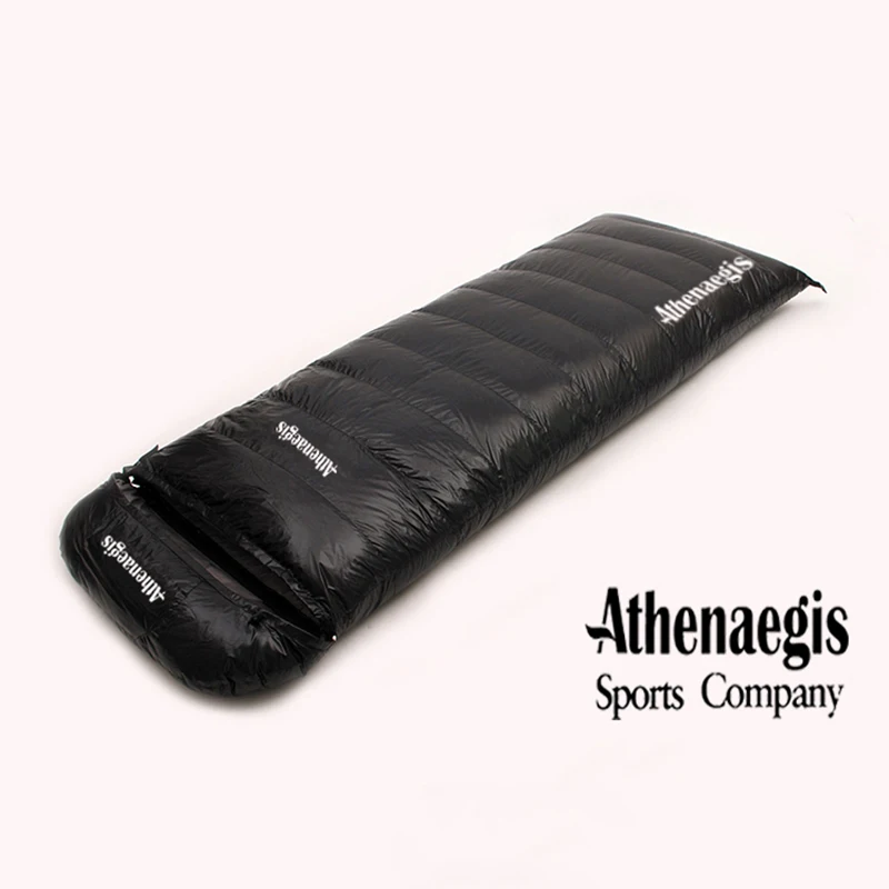 Ultra-Light White Goose Down 400g/600g/800g/1000g Filling Can Be Spliced Envelope Adult Breathable Sleeping Bag