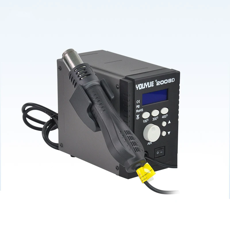 

YOUYUE 2008D Hot air welding table intelligent digital display hot air gun temperature storage hot air gun